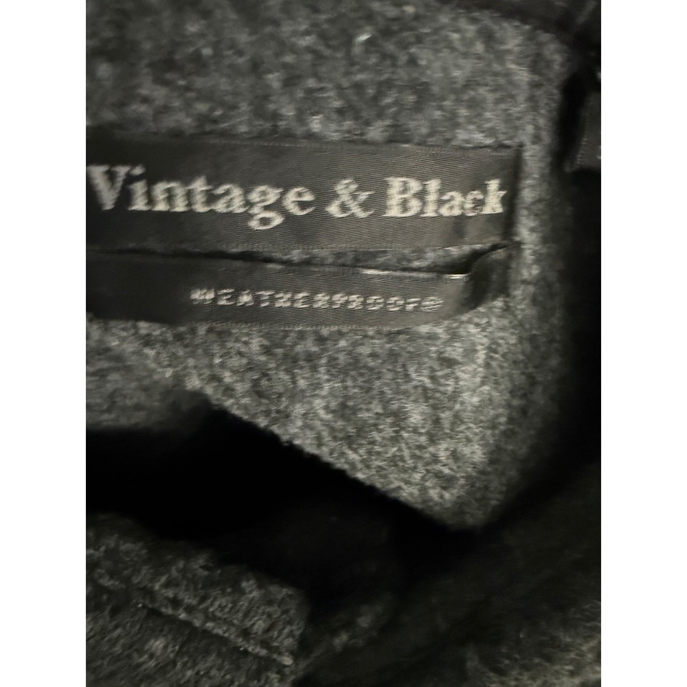 Vintage & Black Brand Weatherproof Men's XL Gray Fleece Shirt Jacket - Picture 8 of 8